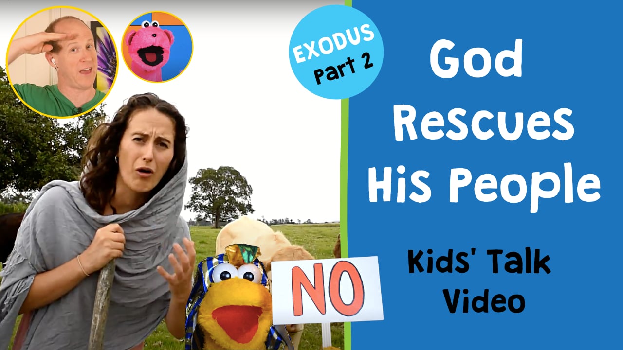 God Rescues His People - Kids' Talk Video (Exodus 7-13) | Quiz Worx